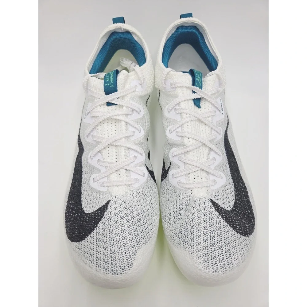 Nike Zoom Superfly Elite 2 Flyknit White/Green Track Spikes Men's 9.5 FZ9662-100